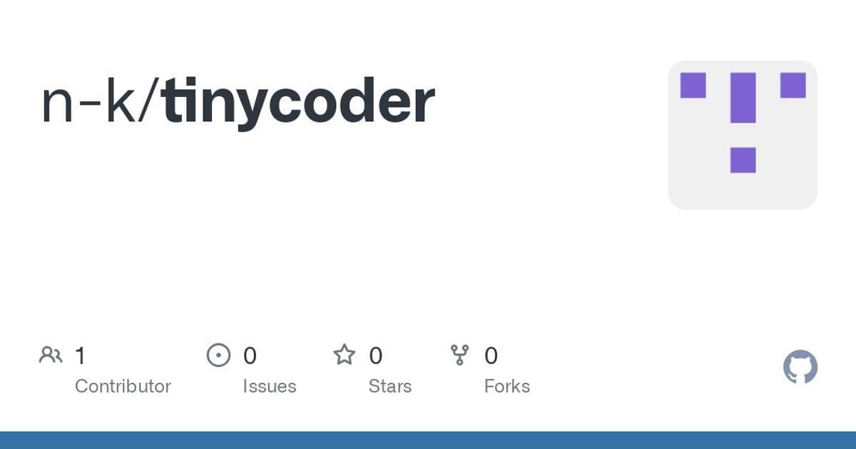 TinyCoder: The Minimalist AI Assistant Supercharging Terminal Workflows