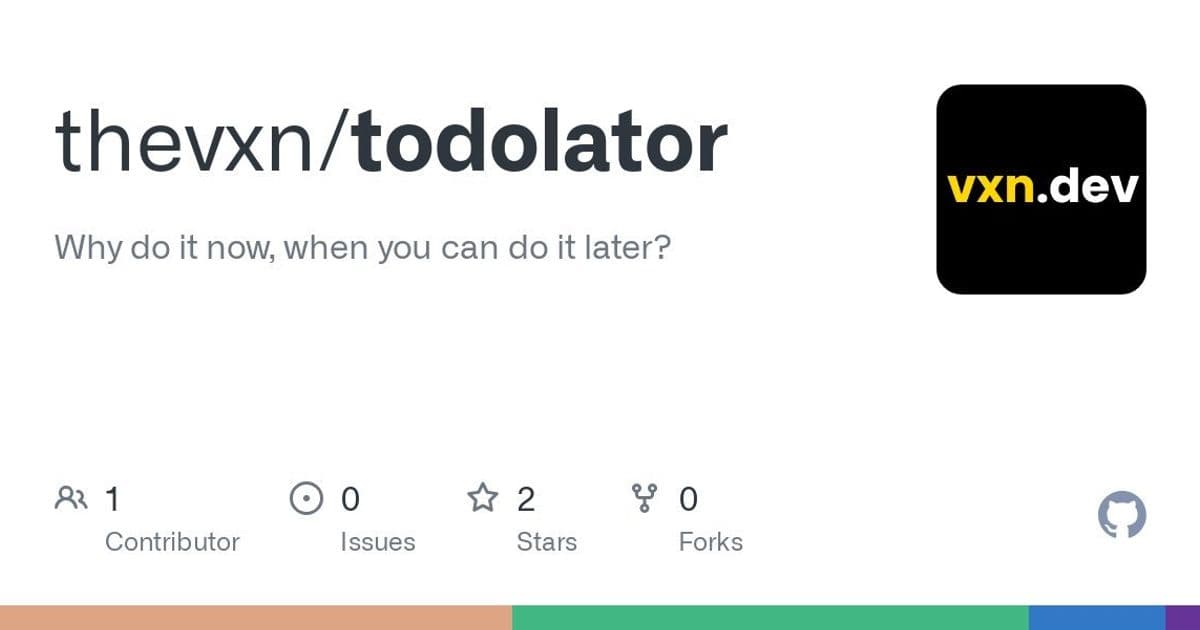Todolator: A Rust-Built Desktop Reminder That Forces You to Focus