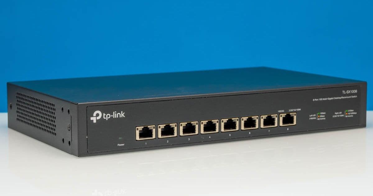 TP-Link TL-SX1008 Review: An 8-Port 10Gbase-T Switch for Homelabs and Small Offices