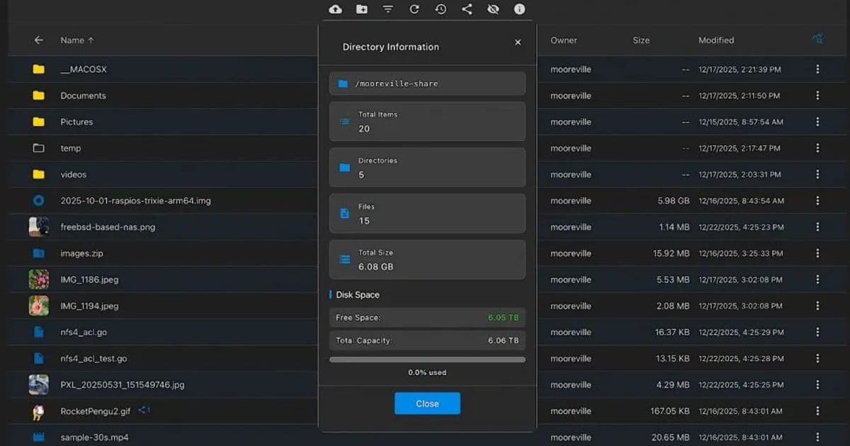TrueNAS WebShare: ZFS-Backed, Enterprise-Grade File Sharing From The Web Browser