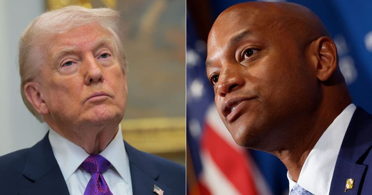 Trump, Maryland Gov. Moore Trade Barbs Over Potomac River Sewage Spill Blame