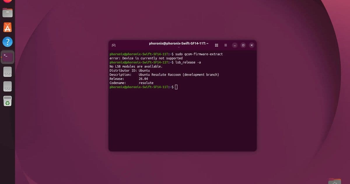 Snapdragon X Elite Linux Experience Still Frustrating on Ubuntu 26.04