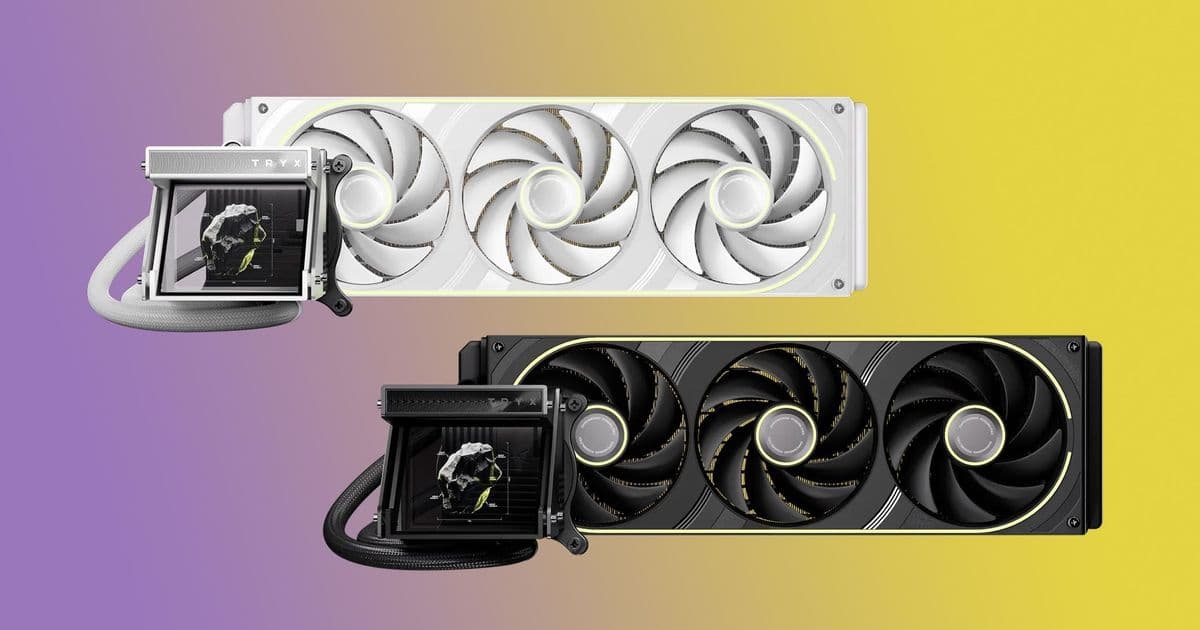 Tryx Holo AIO Cooler Brings Beam‑Splitter Holography to the Pump Block