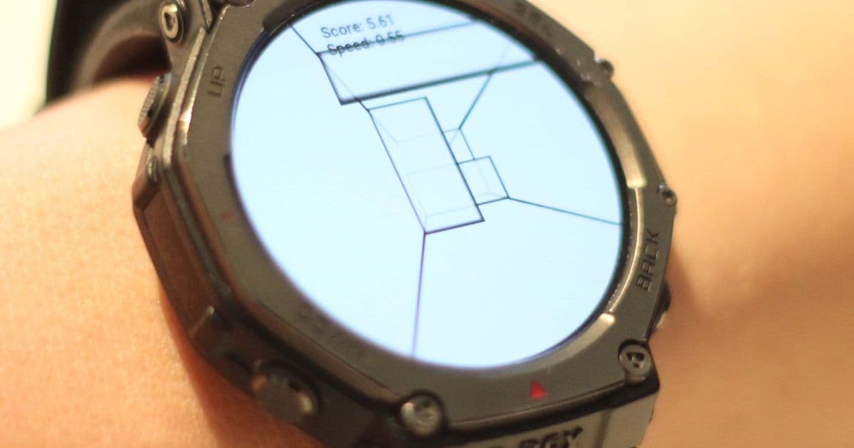 Tunnel Runner: Amazfit's First 3D Smartwatch Game Shows What's Possible on Wearable Hardware