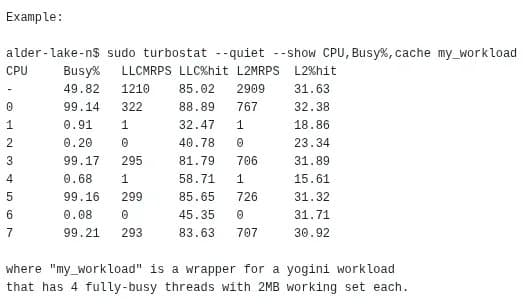 Turbostat Gets L2 Cache Metrics in Linux 7.0 for Intel CPUs