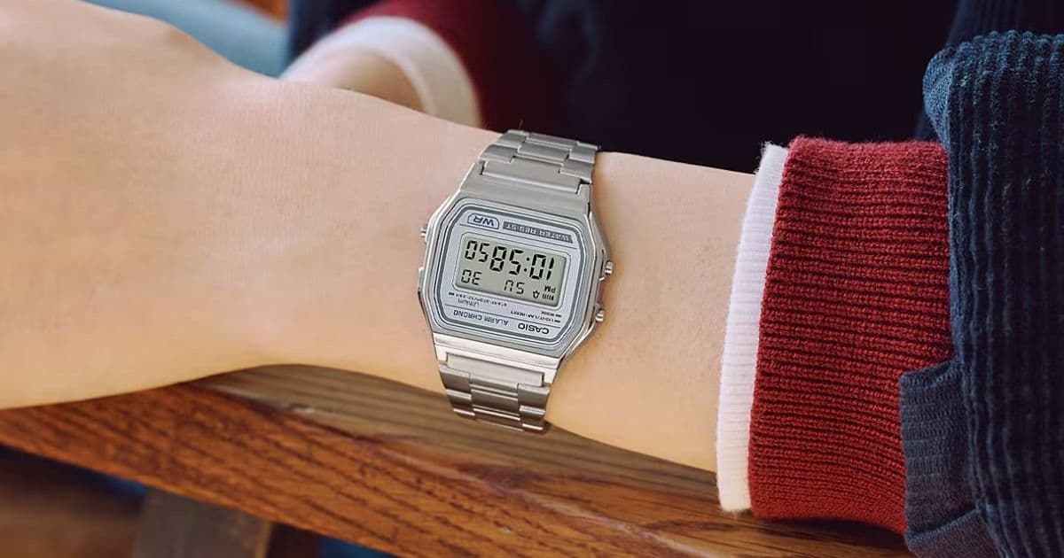 Casio Launches Two New Vintage A158 Watches with Metal Straps