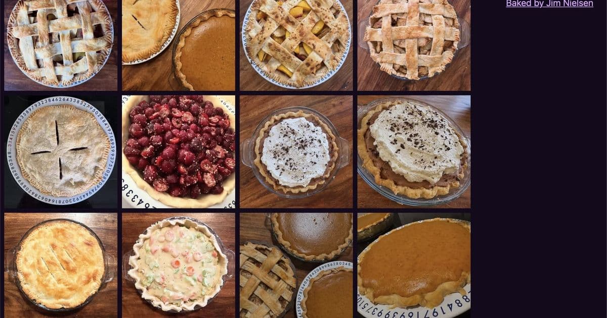From Instagram to Static Site: Building a Personal Pie Archive