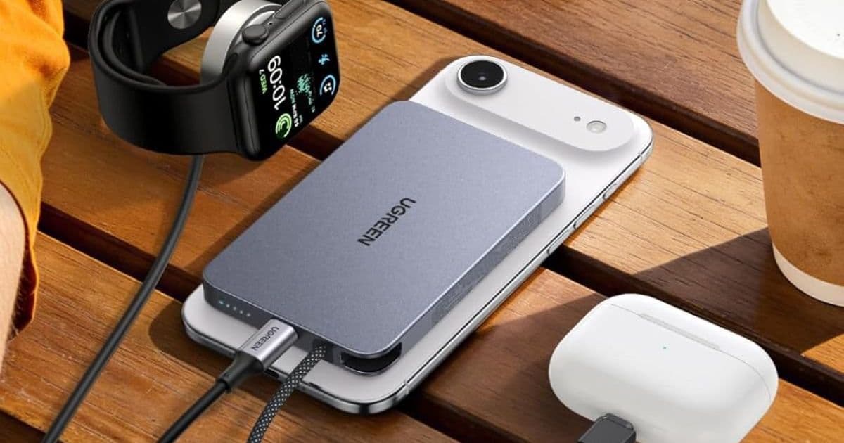 Ugreen's MagFlow Air Qi2 Power Bank Combines Wireless Charging With Built-in Cable