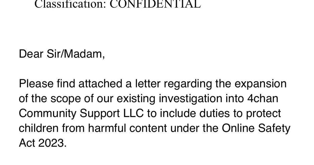 UK's Ofcom Escalates Conflict with US-Based 4chan, Sparking Debate About Internet Jurisdiction