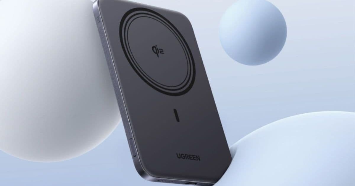 Ugreen MagFlow Air Qi2 Power Bank Combines Wireless Charging With Ultra-Portable Design