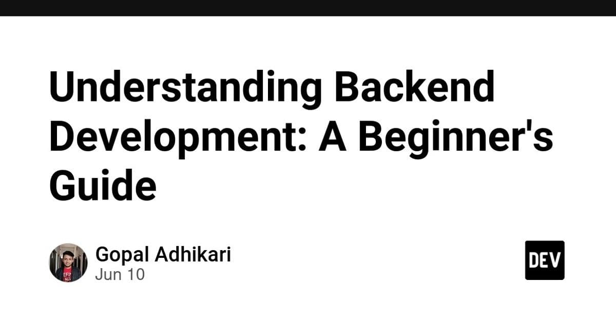 Backend Development, Reframed Through the Failures You'll Eventually Hit