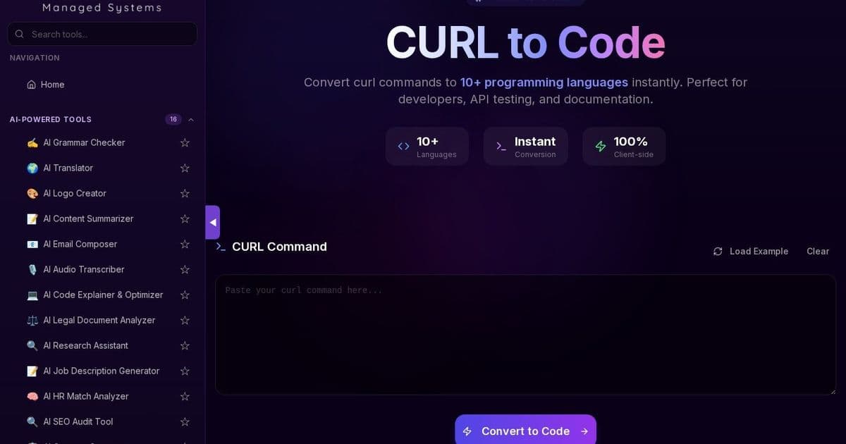 Unlock Instant API Integration: LavX's CURL to Code Converter Revolutionizes Developer Workflows