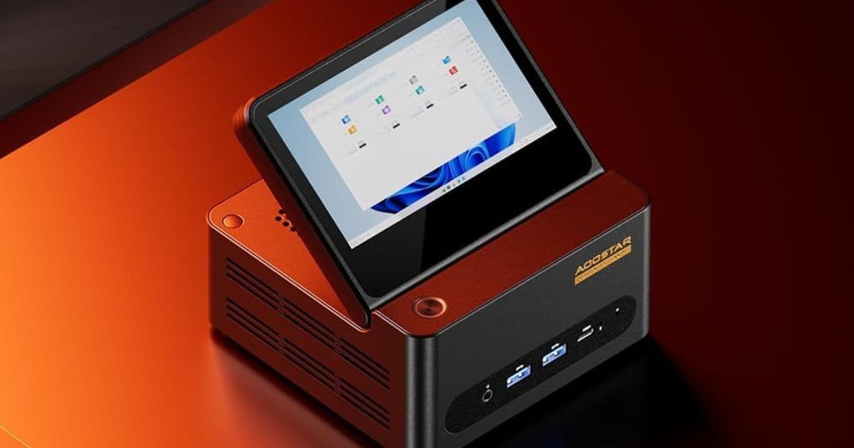 Aoostar G-Flip Mini-PC Gets Ryzen 7 H 255 Refresh with 128GB RAM Support