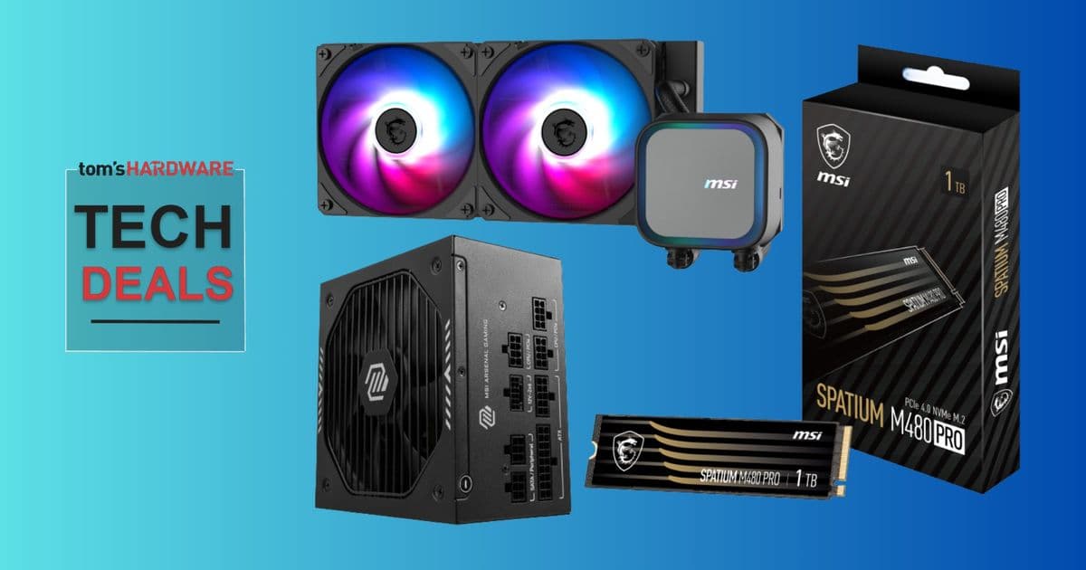 MSI Introduces $299 Hardware Bundle with 2TB PCIe 4.0 SSD, AIO Cooler, and 750W PSU