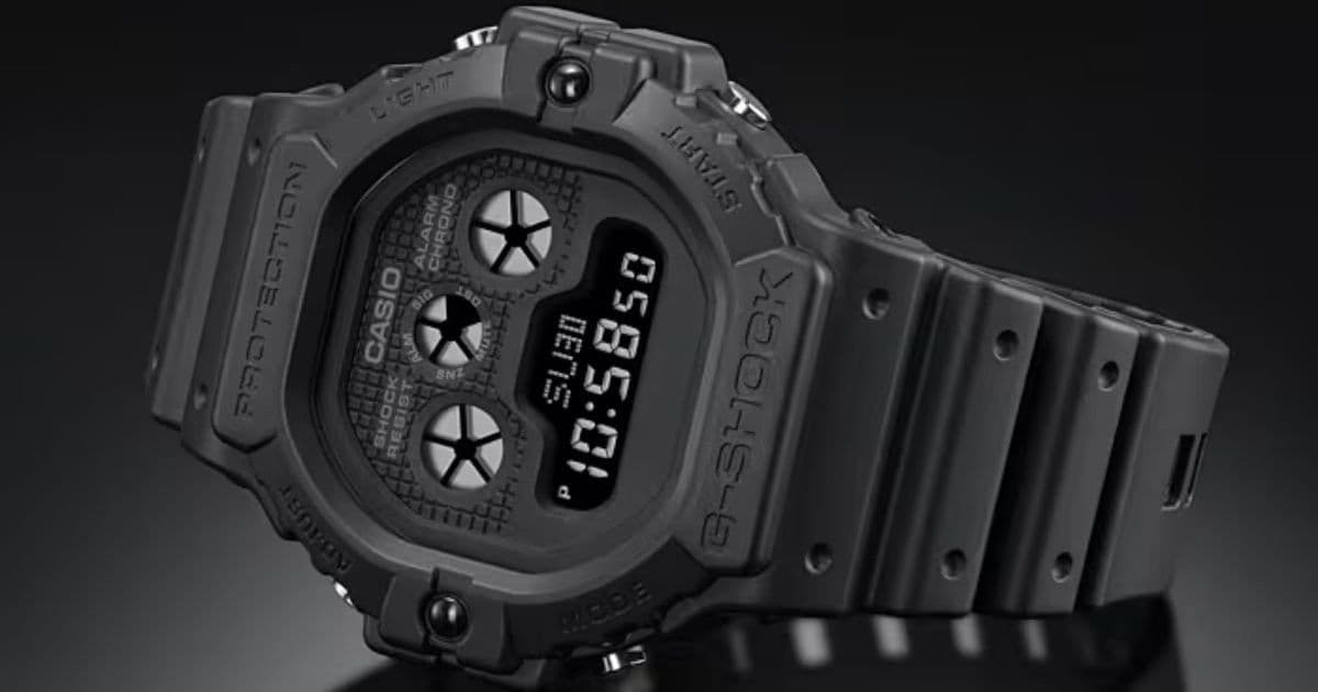 Casio G-Shock DW-5900U Series Launches in UK With Modernized Tech
