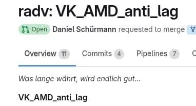 Valve Developer Posts New AMD Anti-Lag Implementation For RADV Driver
