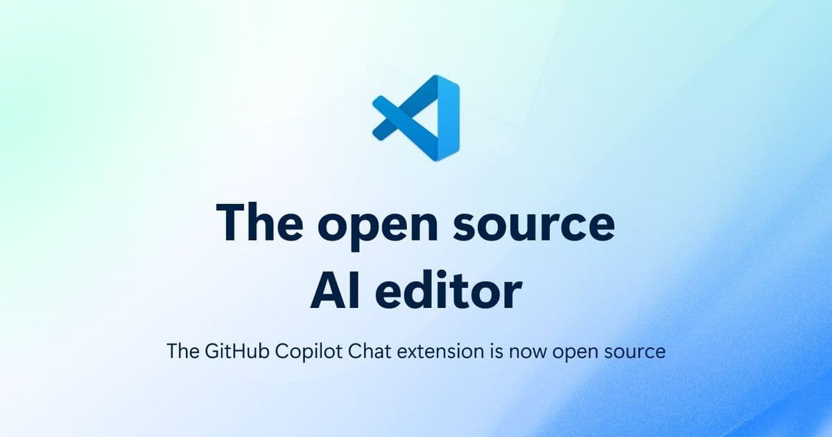VS Code Democratizes AI Development: Copilot Chat Extension Now Open Source Under MIT License