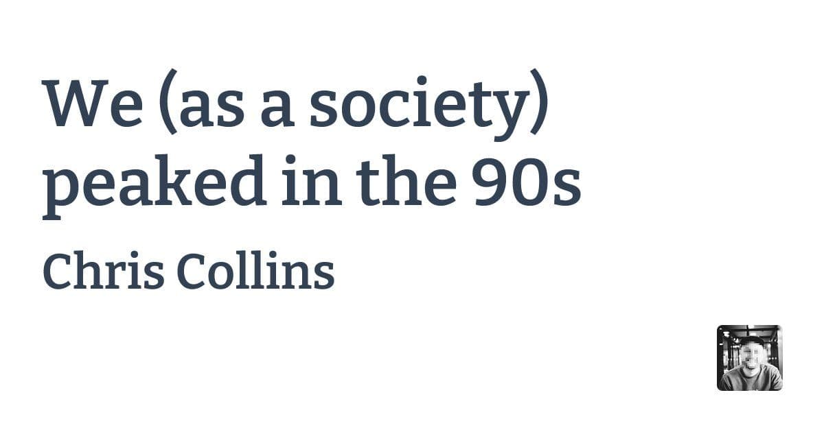 The 90s: When Technology Served Us, Not the Other Way Around