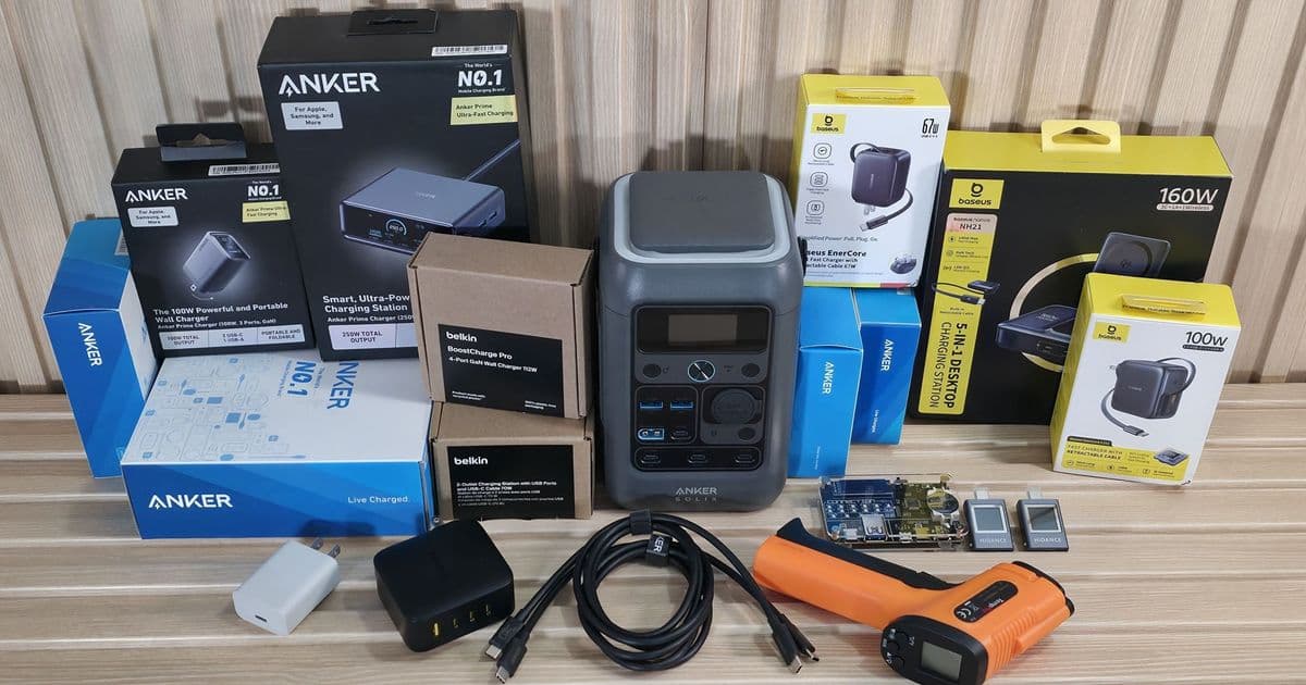 Tom's Hardware Tested 20 USB-C Chargers From 15W to 140W: GaN Efficiency Holds Near 90%, But Every 140W Unit Throttled