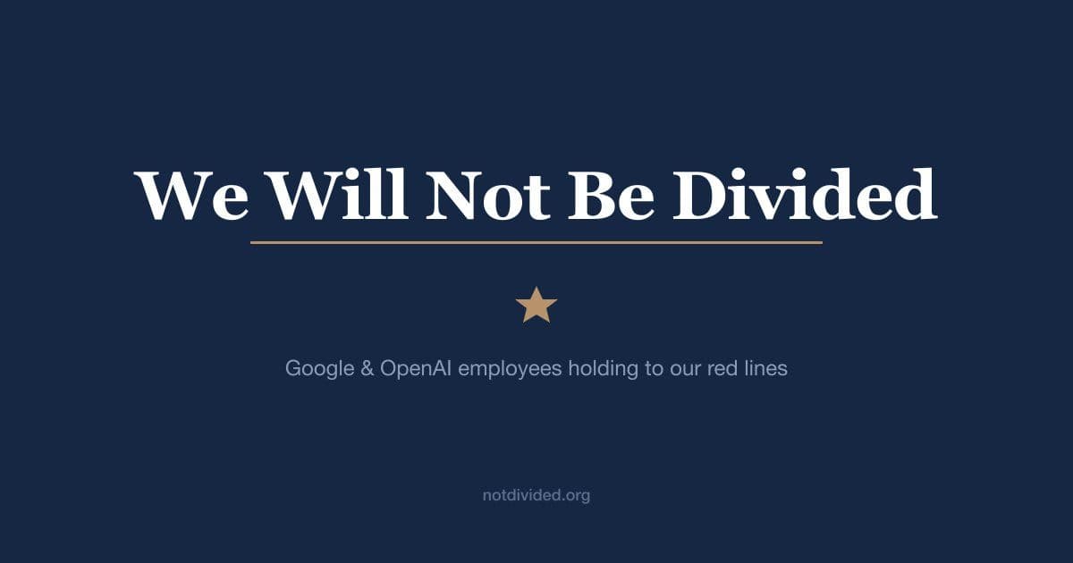 We Will Not Be Divided: Tech Workers Unite Against Industry Fragmentation
