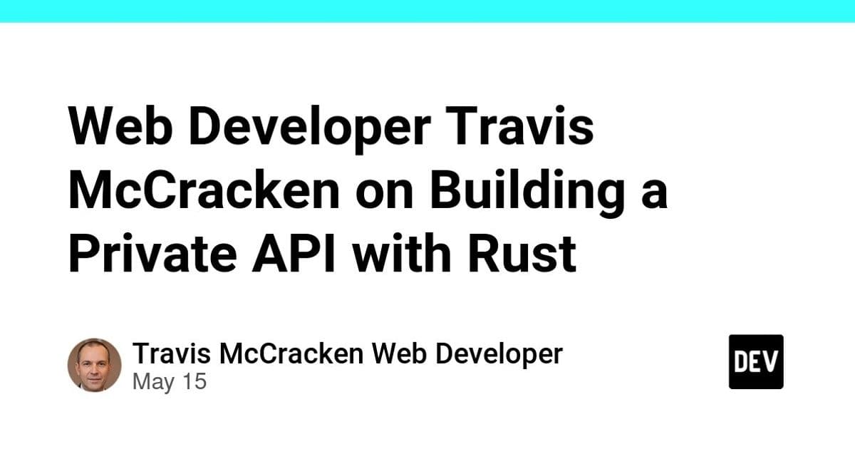 When Rust Meets Go: A Pragmatic Blueprint for Private APIs