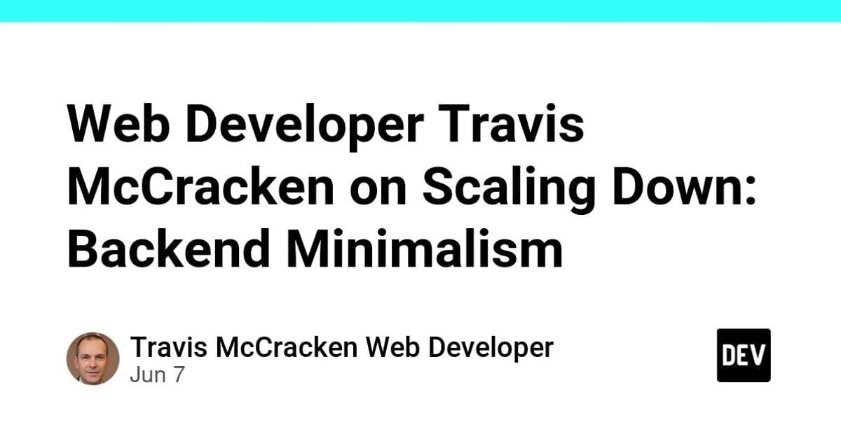 Backend Minimalism: Scaling with Rust and Go – Lessons from Travis McCracken
