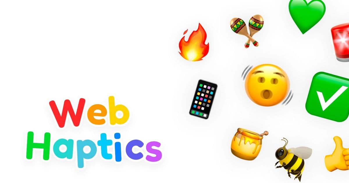 WebHaptics: Bringing Haptic Feedback to Mobile Web Experiences