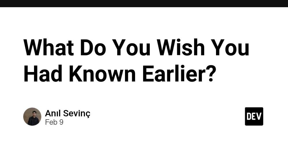 What I Wish I Knew When Starting Backend Development
