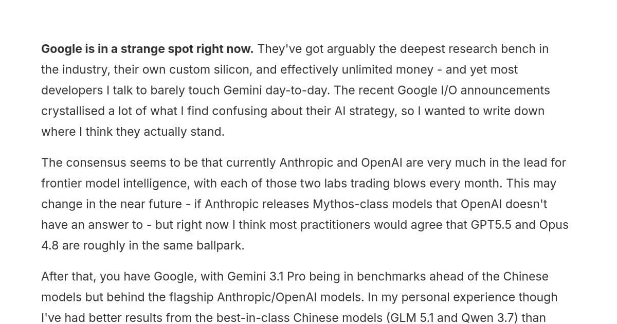 What’s going on with Gemini?