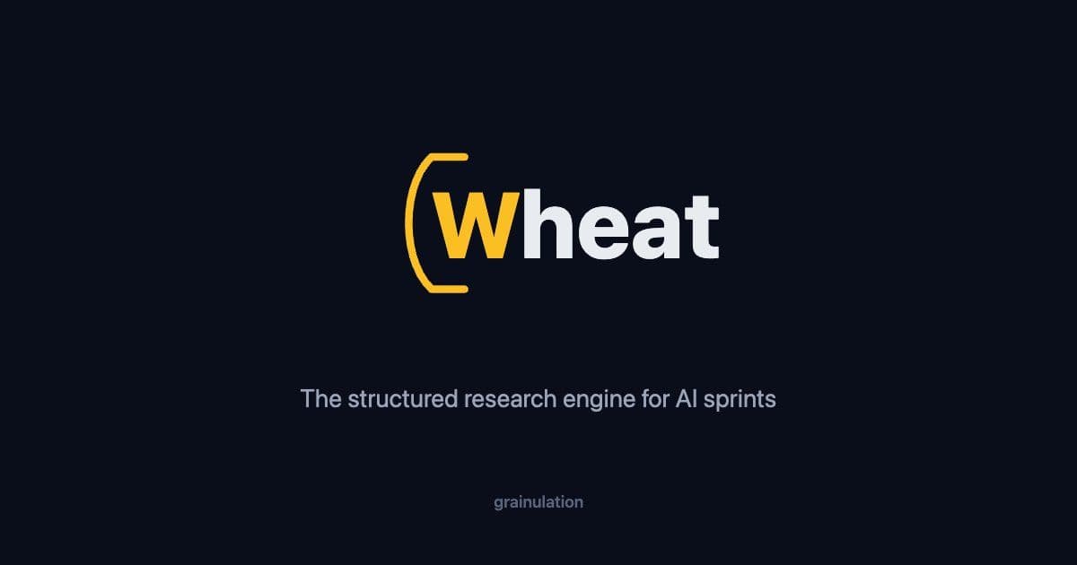 Wheat — Structured Technical Decision Framework for Development Teams