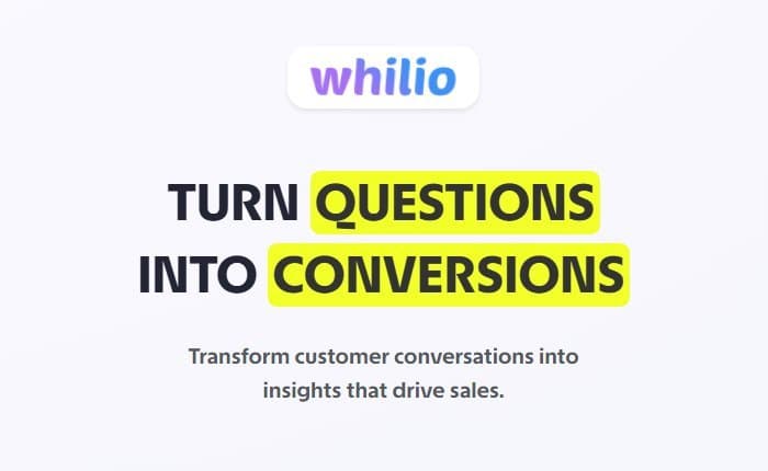 Whilio Challenges E-commerce Engagement with Proactive AI Assistant