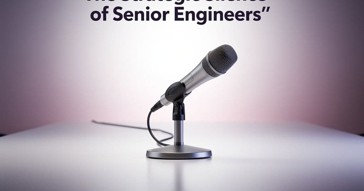 The Strategic Silence of Senior Engineers