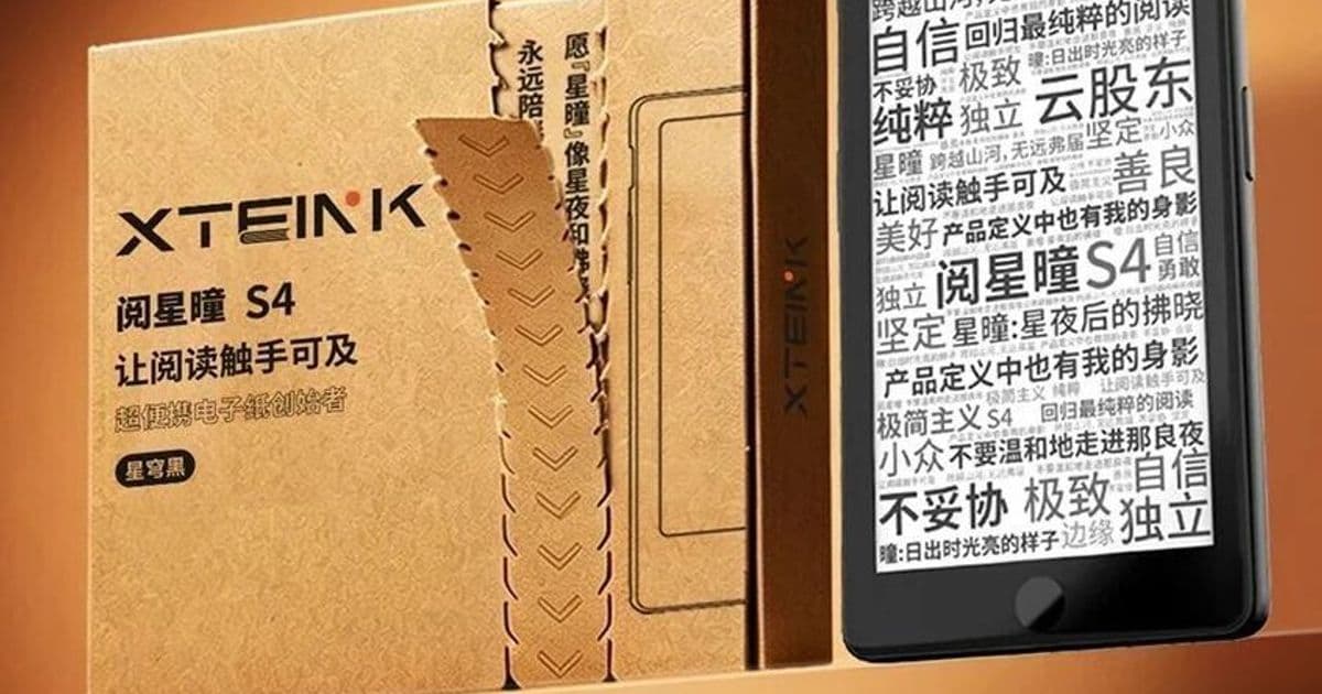 Xteink S4 Compact E-Reader Brings Android Flexibility to iPhone Attachable Display