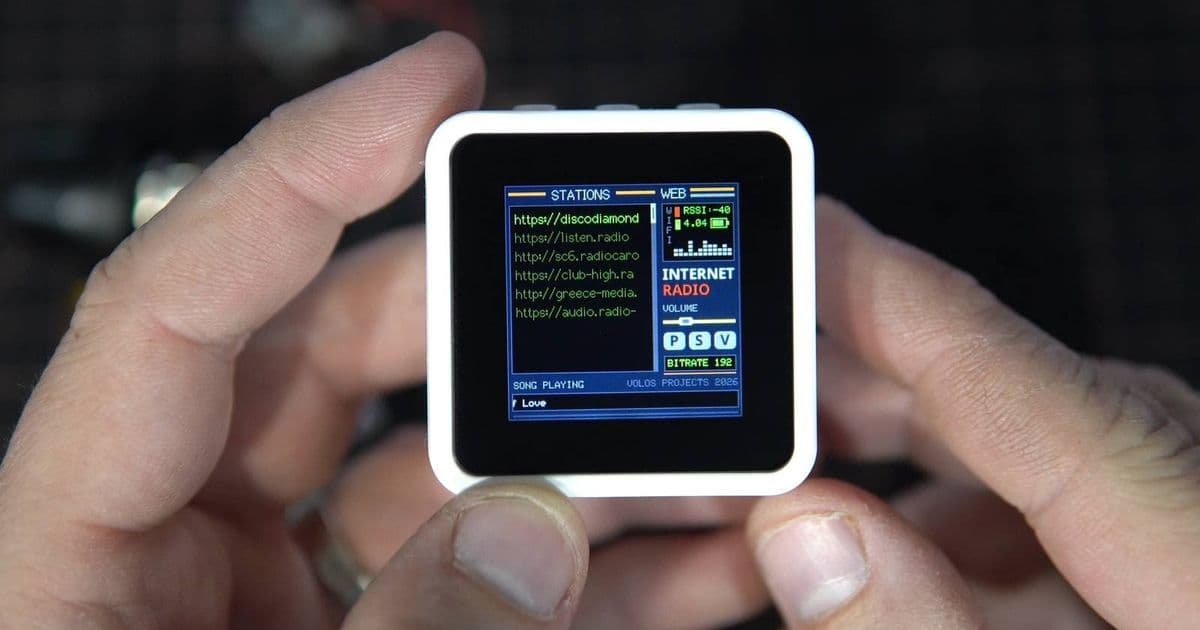 Build Your Own $15 ESP32 Internet Radio with Winamp-Style Interface