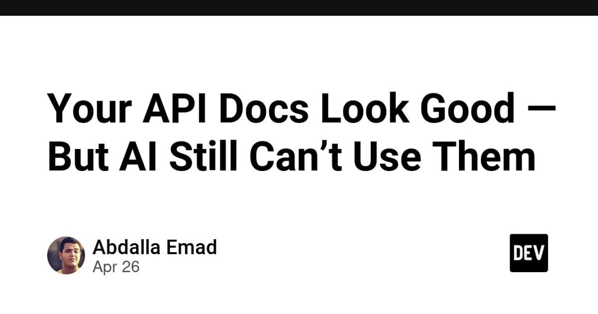 Beyond Human-Readable: The Architecture Challenge for AI-Compatible API Documentation