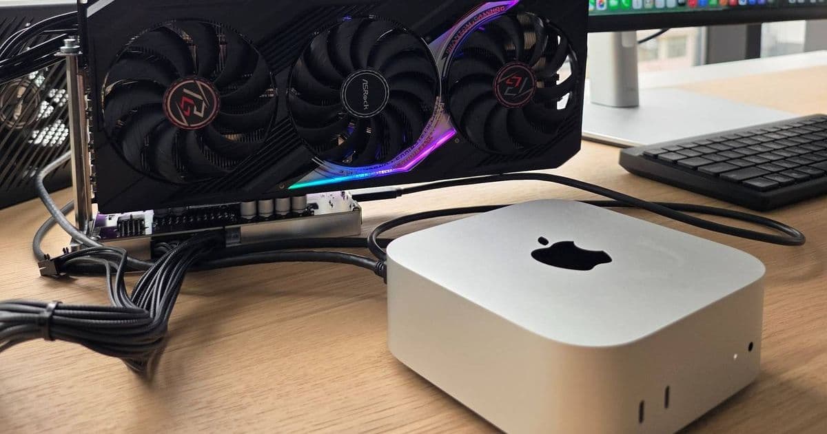 Your Mac Mini can now run larger local AI models, thanks to officially approved eGPU drivers