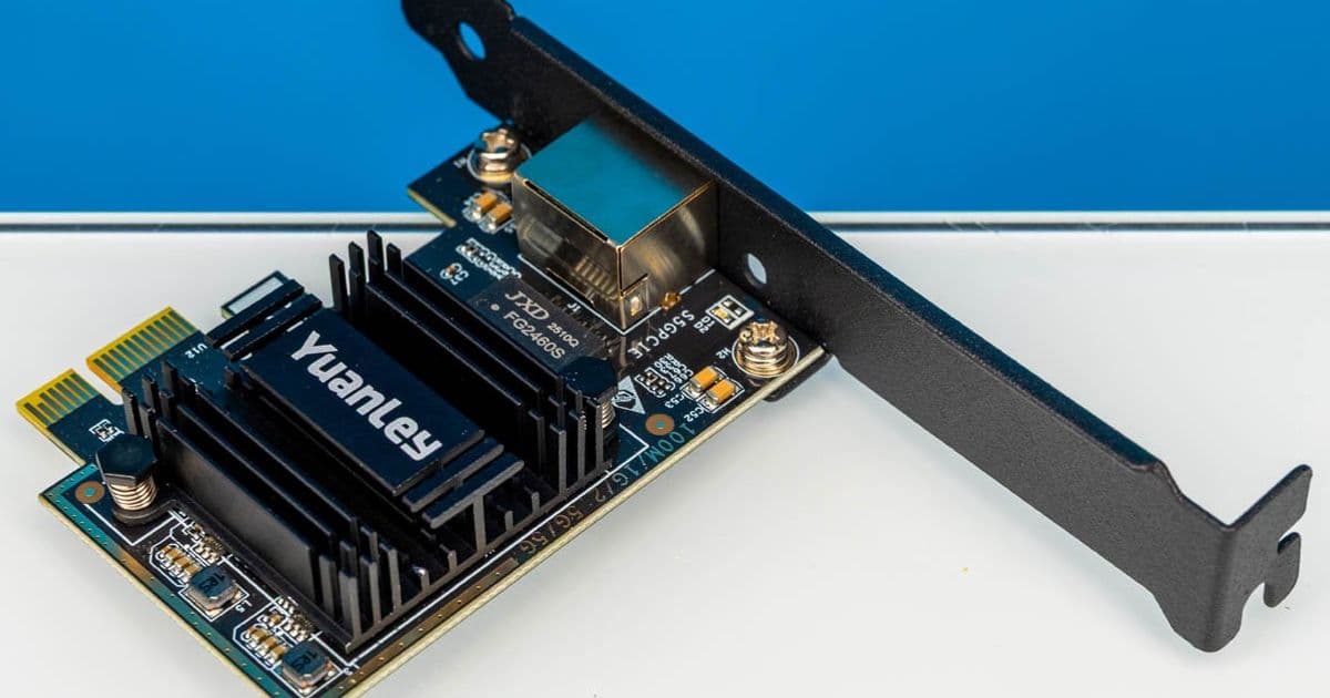 YuanLey 5GbE Realtek RTL8126 PCIe Network Adapter Review