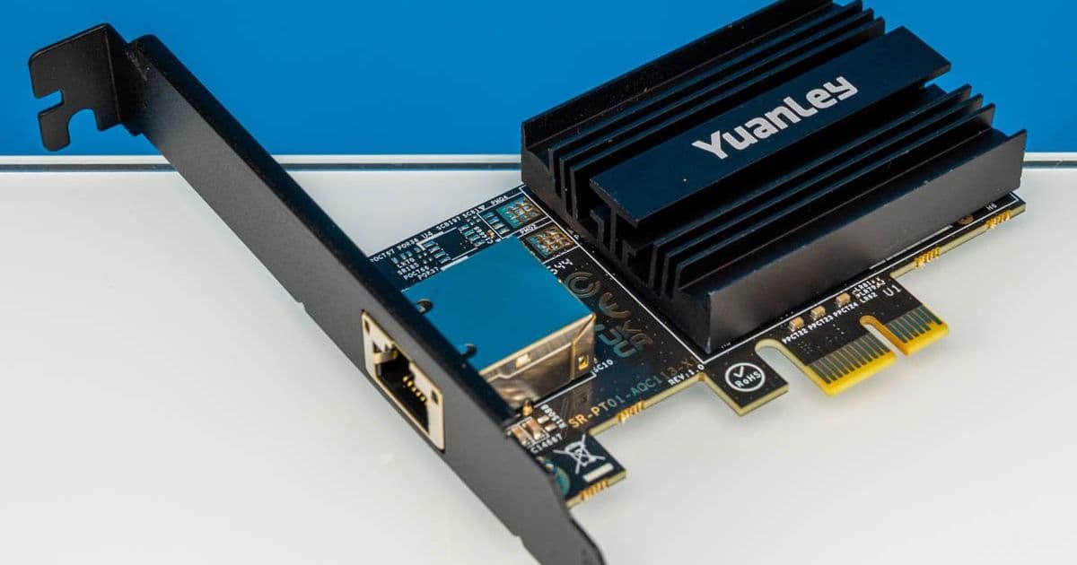 YuanLey AQC113-X1 10Gbase-T PCIe Network Card Review