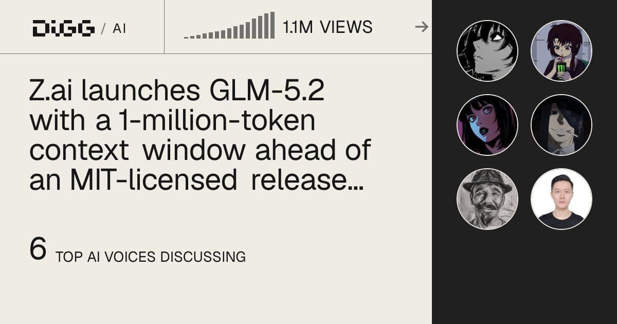 Z.ai’s GLM-5.2 Arrives With a 1M-Token Coding Pitch, but the Evidence Is Still Thin