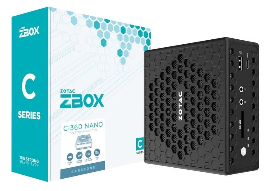 Zotac ZBOX CI360 nano upgrades to DDR5 memory in fanless mini PC design