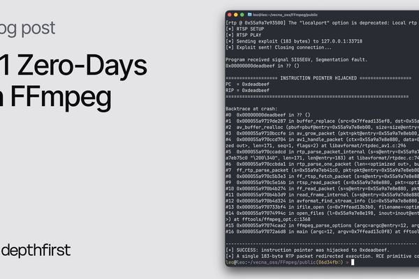 Depthfirst Claims 21 FFmpeg Zero-Days as AI Security Agents Chase Harder Targets