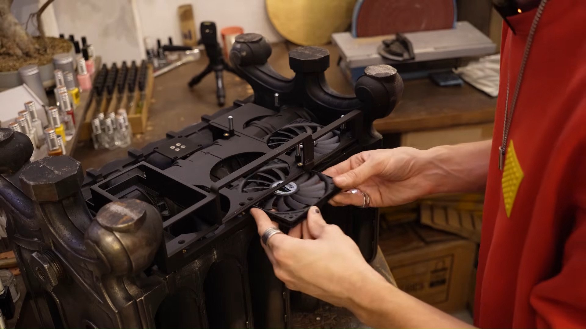 Cast-iron radiator PC build