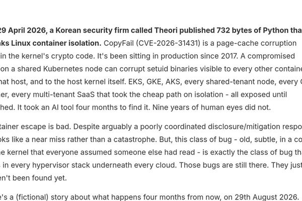 29th August 2026: A Fictional Scenario Based on Real Cloud Vulnerabilities