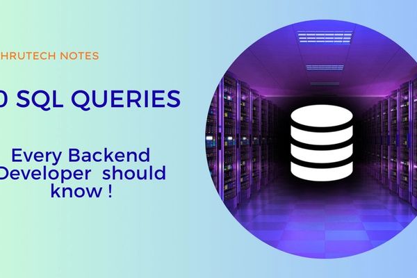 30 SQL Queries Every Backend Developer Should Know - DEV Community