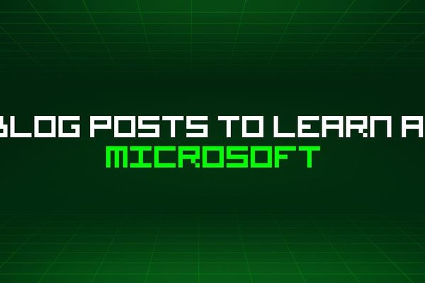 A Curated Guide to 325 Microsoft‑Focused HackerNoon Posts