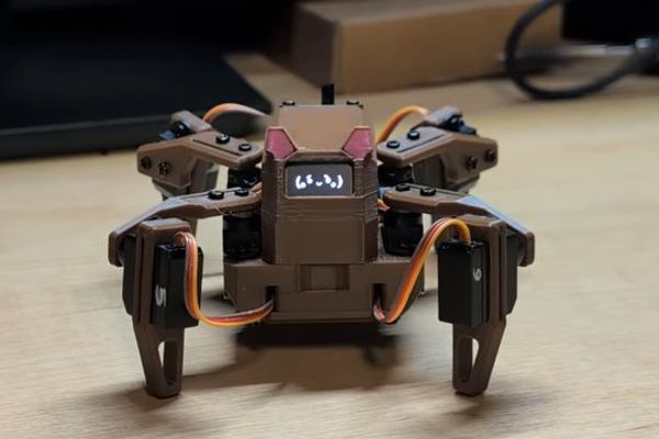 3D printing lets this tinkerer build a quadruped robot smaller than my hand, and you can too