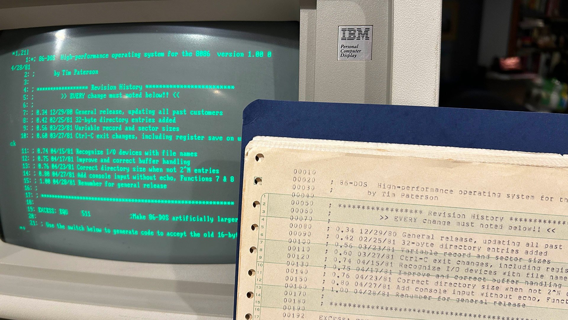 Transcribing the code
