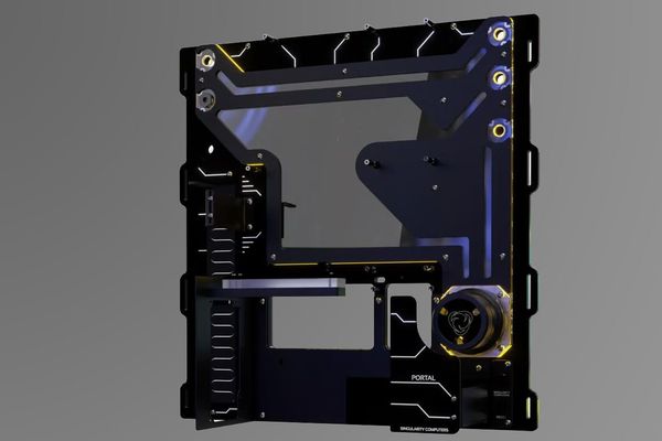 $499 Portal Advanced turns a wall‑mounted case into a liquid‑cooling showcase