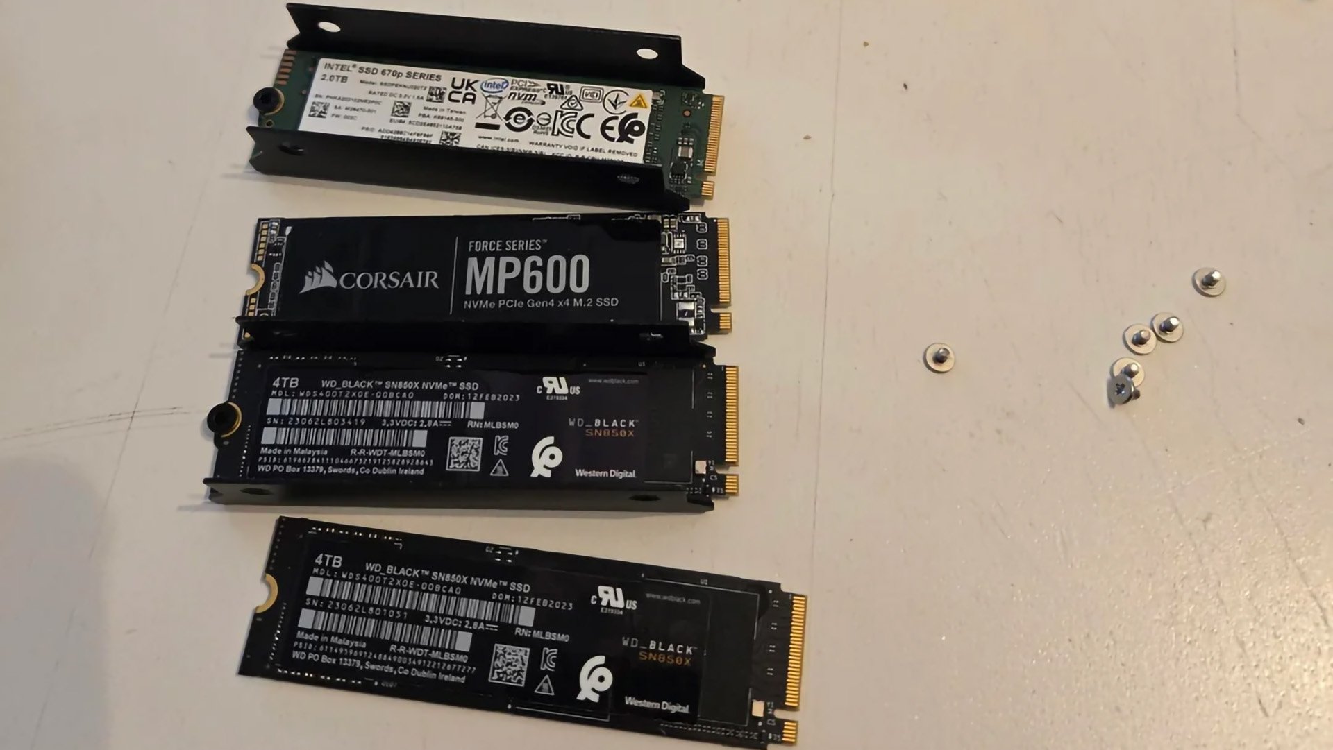Used M.2 SSDs