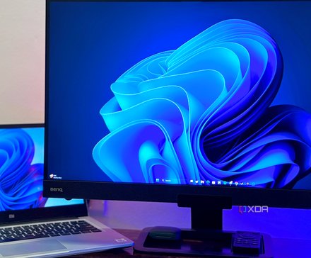 Windows 11 desktop and laptop.